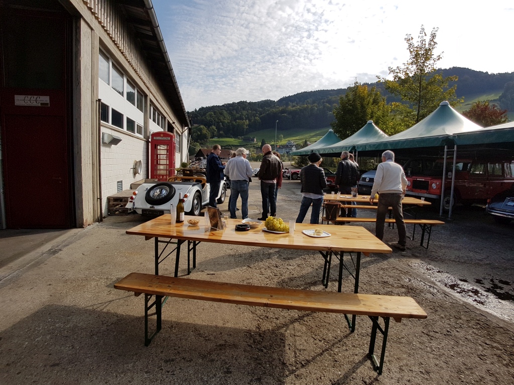 Morgan Club Schweiz zu Besuch bei Classic Car Connection - 23. Sept 2017