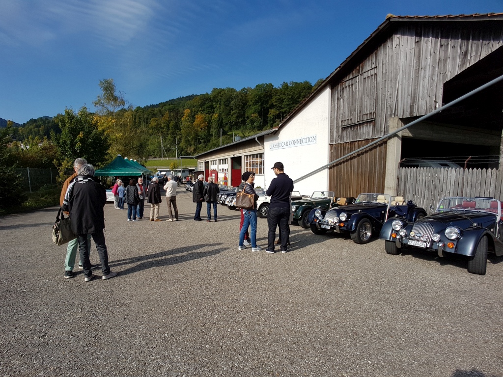 Morgan Club Schweiz zu Besuch bei Classic Car Connection - 23. Sept 2017