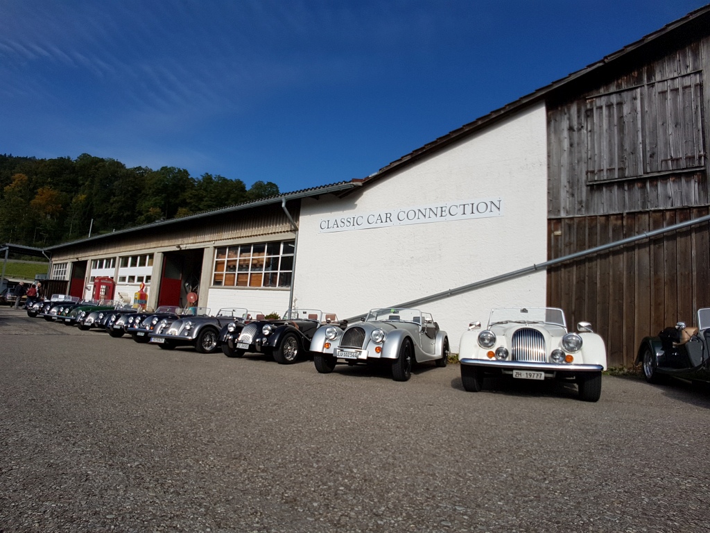 Morgan Club Schweiz zu Besuch bei Classic Car Connection - 23. Sept 2017