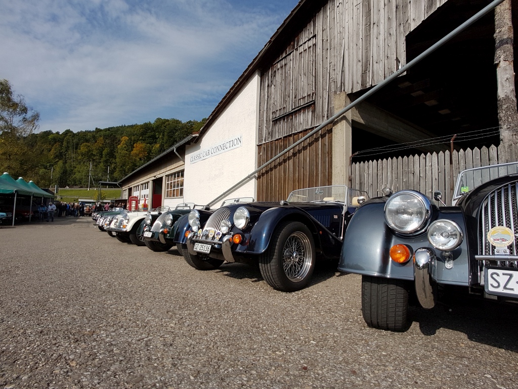 Morgan Club Schweiz zu Besuch bei Classic Car Connection - 23. Sept 2017