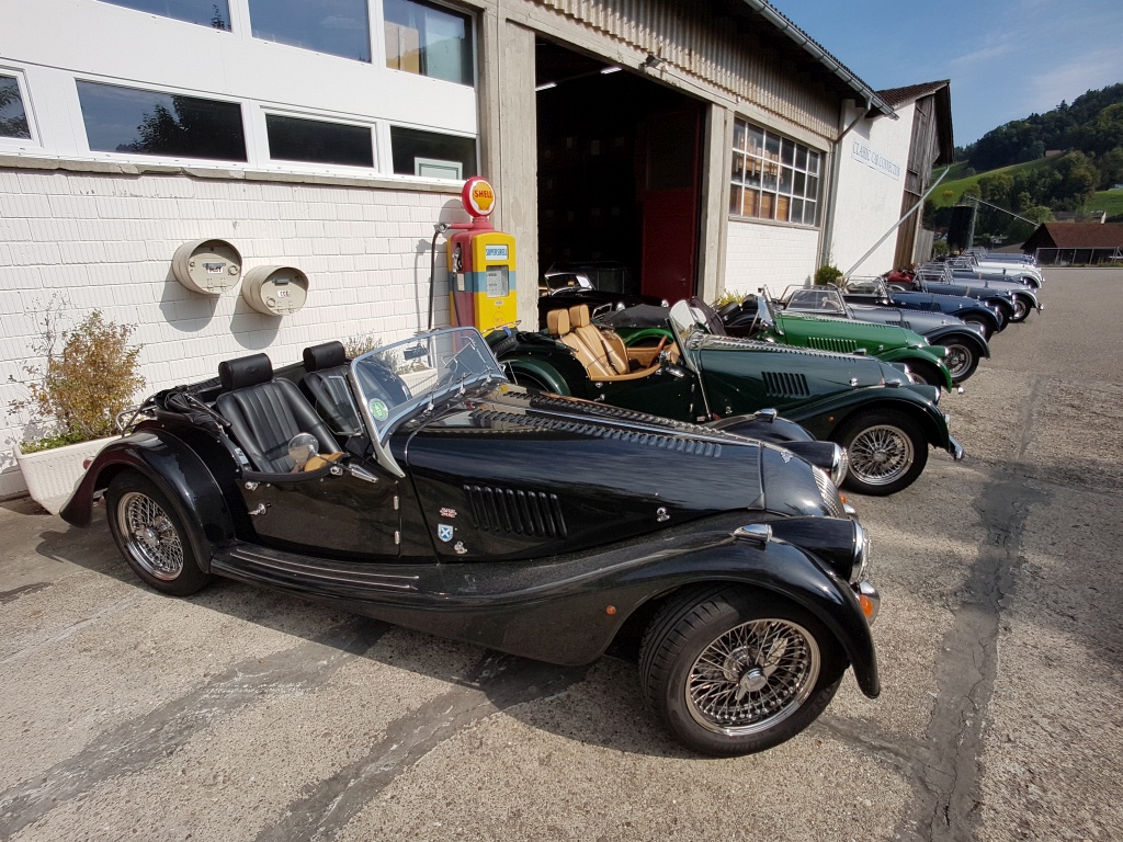 Morgan Club Schweiz zu Besuch bei Classic Car Connection - 23. Sept 2017