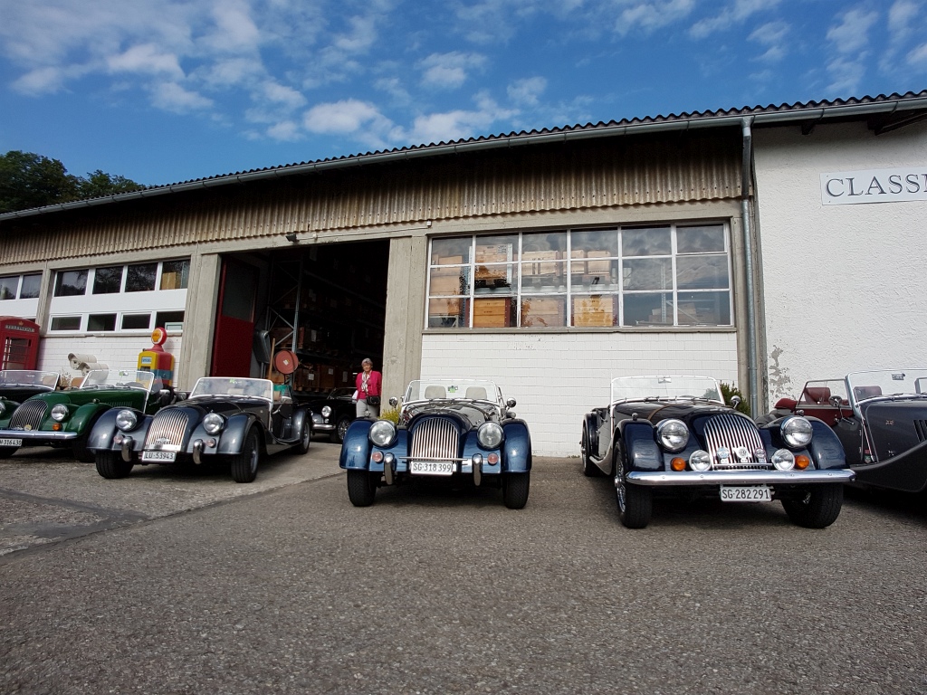 Morgan Club Schweiz zu Besuch bei Classic Car Connection - 23. Sept 2017