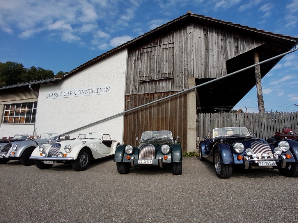 Morgan Club Schweiz zu Besuch bei Classic Car Connection - 23. Sept 2017