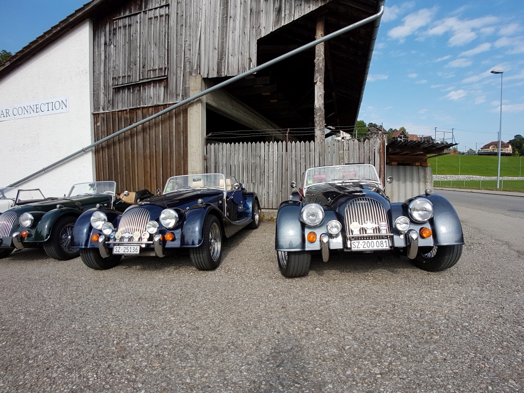 Morgan Club Schweiz zu Besuch bei Classic Car Connection - 23. Sept 2017
