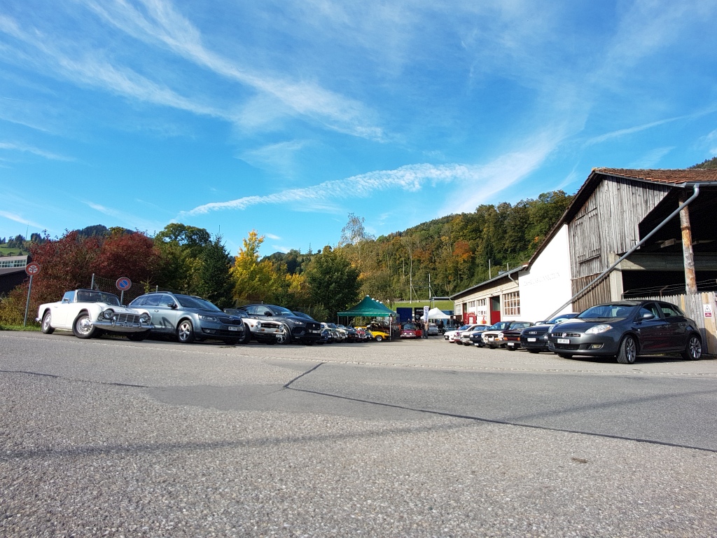 Swiss TR-Club anlässlich eines technischen Tages bei Classic Car Connection - Okt 2019