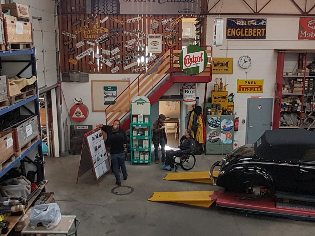 Swiss TR-Club anlässlich eines technischen Tages bei Classic Car Connection - Okt 2019