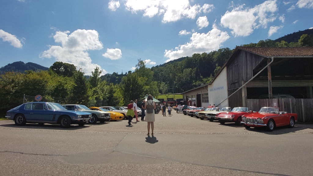 Swiss TR-Club und Jensen-Club zu Besuch bei Classic Car Connection AG - Juli 2020
