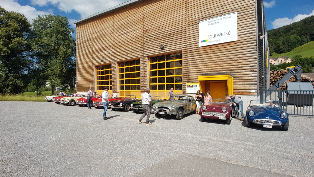 Swiss TR-Club und Jensen-Club zu Besuch bei Classic Car Connection AG - Juli 2020
