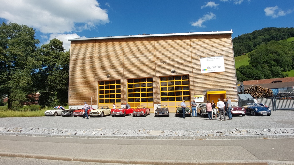 Swiss TR-Club und Jensen-Club zu Besuch bei Classic Car Connection AG - Juli 2020