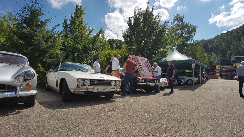 Swiss TR-Club und Jensen-Club zu Besuch bei Classic Car Connection AG - Juli 2020