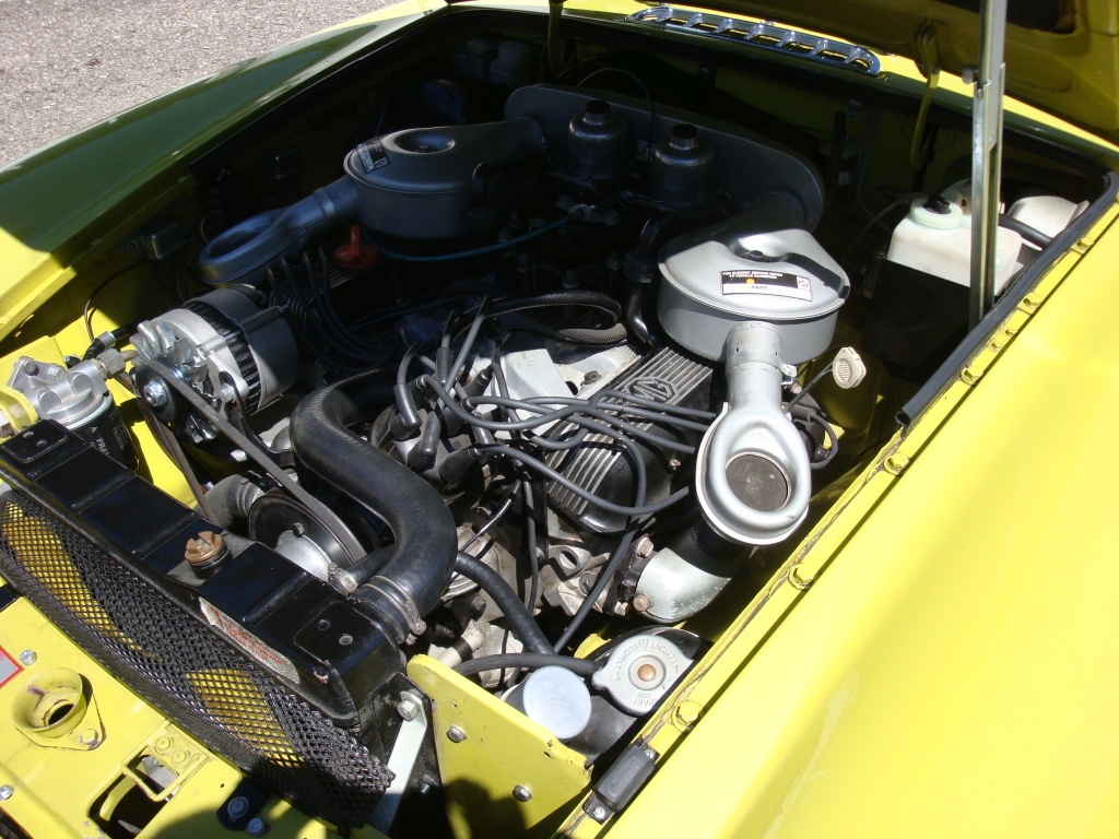 MG B GT V8 gelb