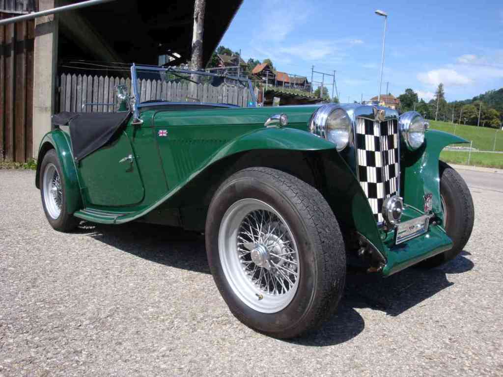 MG TC Jg 47 british racing green