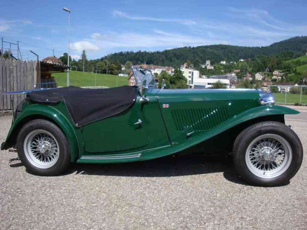 MG TC Jg 47 british racing green