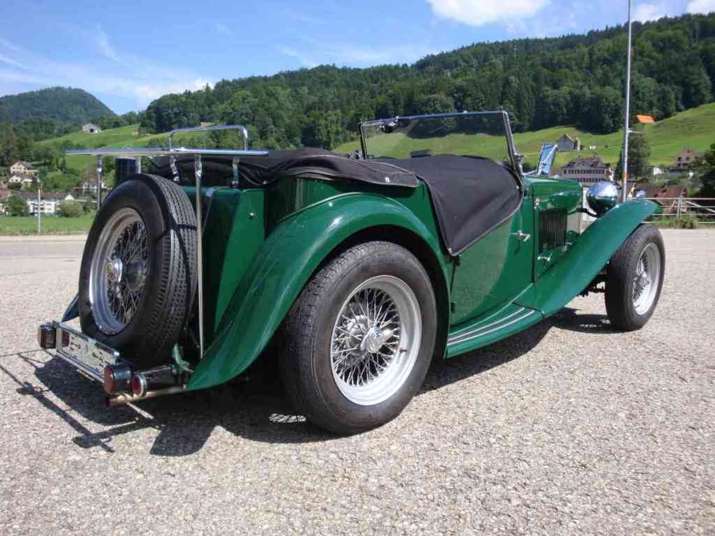 MG TC Jg 47 british racing green