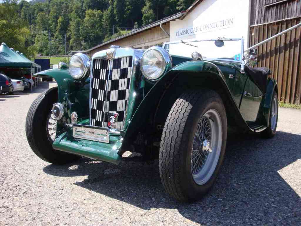 MG TC Jg 47 british racing green
