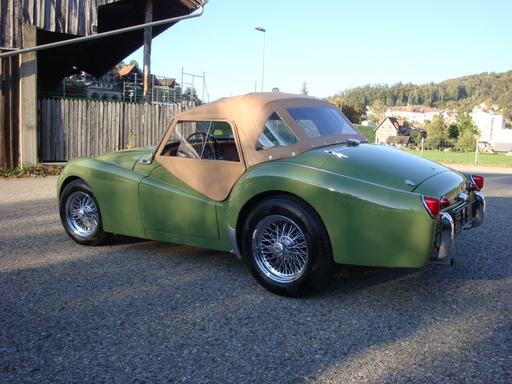 Triumph TR3 Smallmouth applegreen